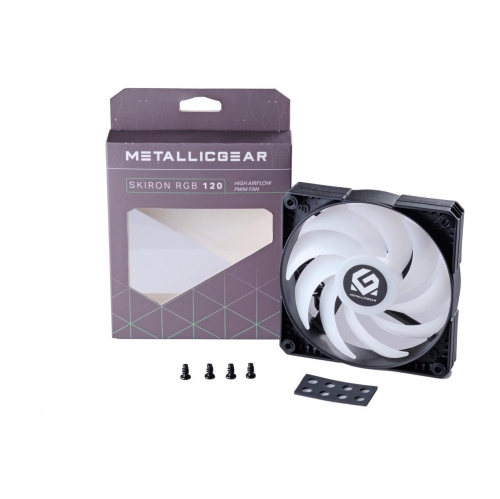 MetallicGear Skiron RGB MG-F120PRGB_BK 120 mm RGB LED Case Fan