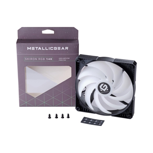 MetallicGear Skiron RGB MG-F140PRGB_BK 140mm RGB LED Case Fan