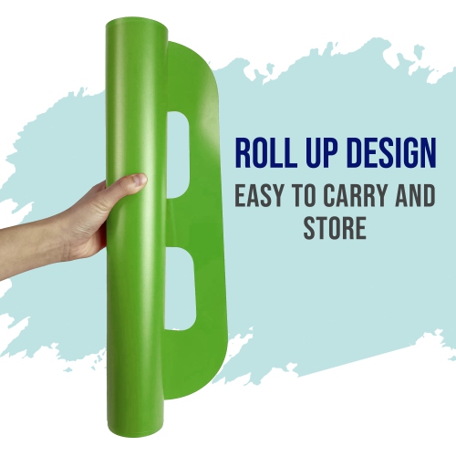 PRISP Flying Carpet Snow Sled - Roll Up Winter Slider, 36