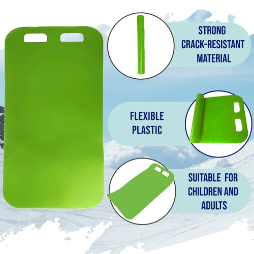 PRISP Flying Carpet Snow Sled - Roll Up Winter Slider, 36