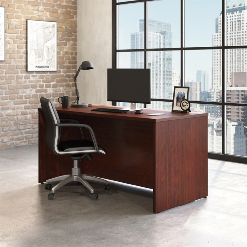 Sauder Affirm Transitional Engineered Wood Desk in Classic Cherry