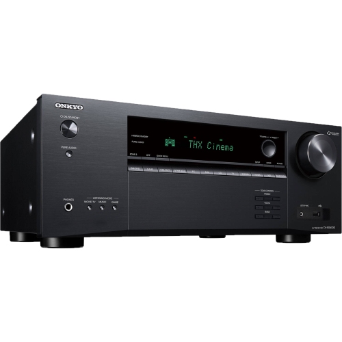 Onkyo TX-NR6100 7.2-CH home theatre receiver with Dolby Atmos, Wi-Fi, BT, Apple AirPlay 2,& Amazon Alexa compatibility+ Bonus Anti-Bacterial Touch