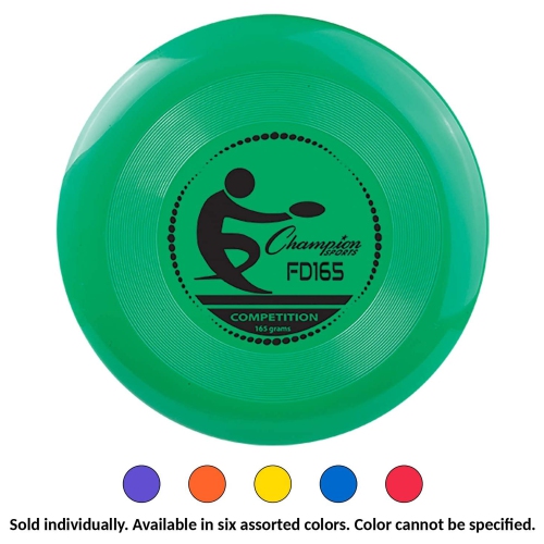 Champion Sports Competition Plastic Disc - Catch and Throw Flying Disc - 165 g