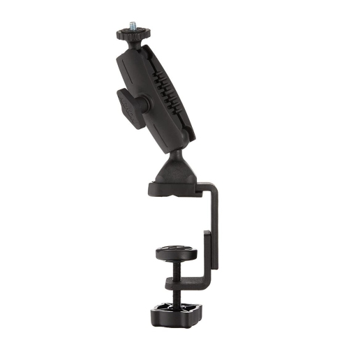 RM0861420 C Clamp Heavy Duty Camera Mounting Pedestal with 1/4 20 Mounting-Bolt for Nikon, Sony, Samsung, Canon, Olympus, Panasonic Cameras, Black