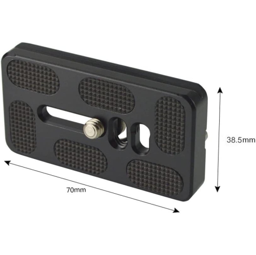 70mm Quick Release Plate Fits Arca-Swiss Standard for Camera Tripod Ballhead