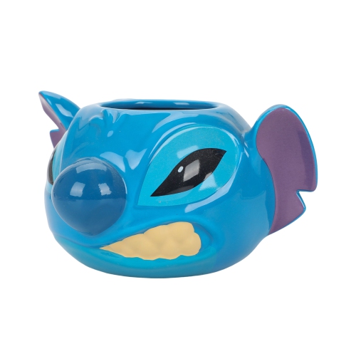 Lilo & Stitch Grinning Stitch Face 16oz Sculpted Mug