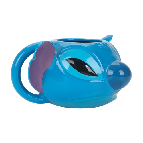 Lilo & Stitch Grinning Stitch Face 16oz Sculpted Mug