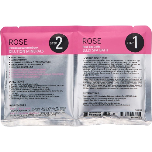 AvryBeauty Gel-Ohh Jelly Spa, Rose - 1 Count