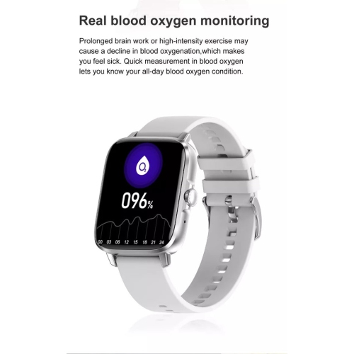 ISPEKTRUM iS102 Smart Watch 1.9-inch Full HD Screen, Bluetooth Calls & Text, Waterproof, Sports Mode, Fitness Tracker Heart Rate & BP Monitor, works