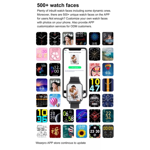 ISPEKTRUM iS102 Smart Watch 1.9-inch Full HD Screen, Bluetooth Calls & Text, Waterproof, Sports Mode, Fitness Tracker Heart Rate & BP Monitor, works