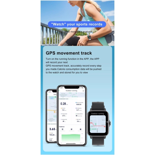 ISPEKTRUM iS102 Smart Watch 1.9-inch Full HD Screen, Bluetooth Calls & Text, Waterproof, Sports Mode, Fitness Tracker Heart Rate & BP Monitor, works