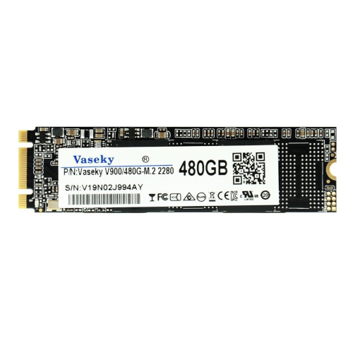 Vaseky M.2 2280 SATA 480G SSD TLC Internal Solid State Drive for Desktop Notebook Standard M.2 SATA 480GB SSD TLC Storage Grain