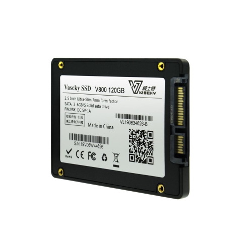 Vaseky 2.5'' SATA III 120GB SSD MLC Internal Solid State Drive for Desktop Notebook Standrad 2.5'' SATA III 120GB MLC Storage Grain