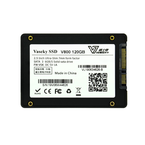 Vaseky 2.5'' SATA III 120GB SSD MLC Internal Solid State Drive for Desktop Notebook Standrad 2.5'' SATA III 120GB MLC Storage Grain