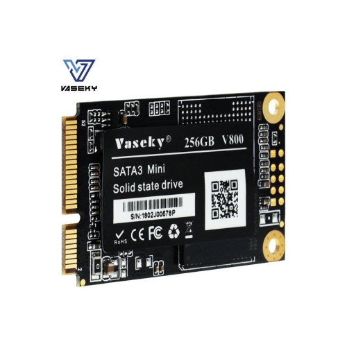 Vaseky Mini 1.8'' mSATA SSD 256G MLC Solid State Drive for Notebook Standrad mini-SATA256G Micron MLC Grain Solid State Drive