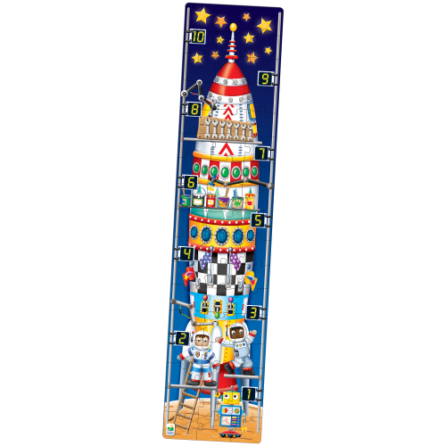 Long & Tall Puzzles - 123 Rocket Ship