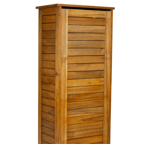 Homestyles Maho Wood Storage Cabinet in Brown