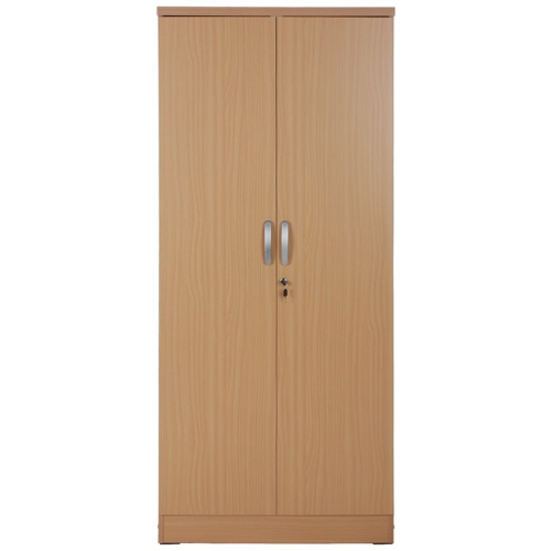 Pemberly Row Modern Wood Two Door Armoire Wardrobe Cabinet Beech Maple