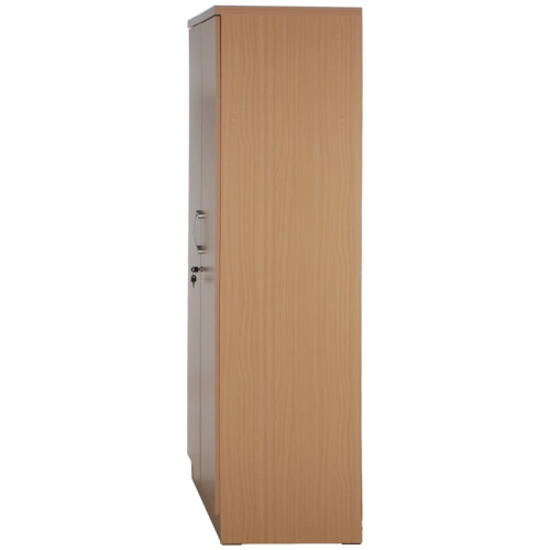 Pemberly Row Modern Wood Two Door Armoire Wardrobe Cabinet Beech Maple