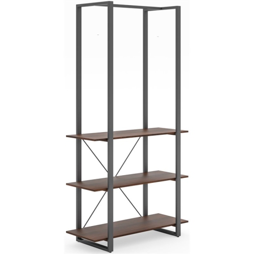 HOMESTYLES  Merge Brown Wood Bookcase