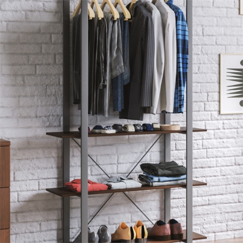 Homestyles Merge Brown Wood Bookcase