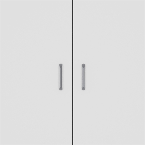 Pemberly Row Transitional White Modern Wood Pantry Cabinet