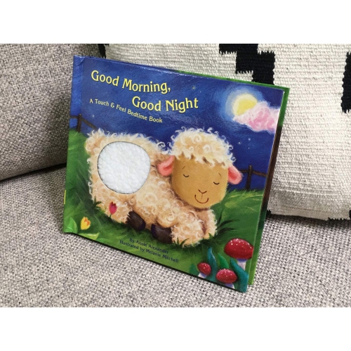 Édition grand format Bonjour, bonsoir : Livre tactile pour le dodo