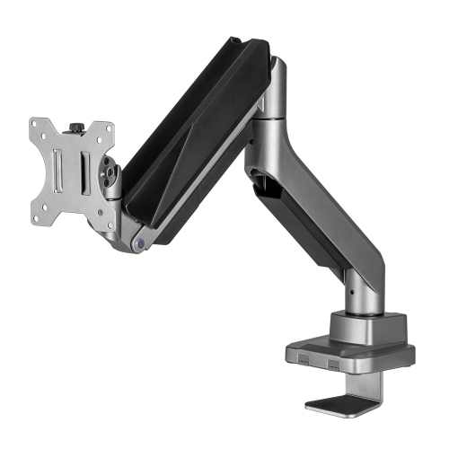 Amer Mounts - Single Monitor Mount Articulating Arm HD Up to 15kg and 35" VESA Monitor Display - HYDRA1HDB