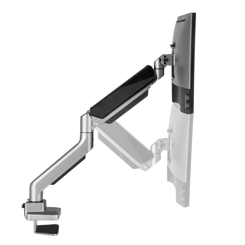 Amer Mounts - Single Monitor Mount Articulating Arm HD Up to 15kg and 35" VESA Monitor Display - HYDRA1HDB