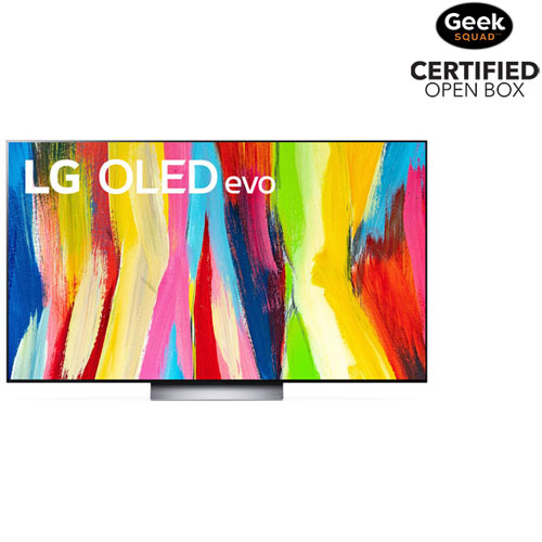 Open Box - LG 77" 4K UHD HDR OLED webOS Evo ThinQ AI Smart TV - 2022 - Dark Titan Silver