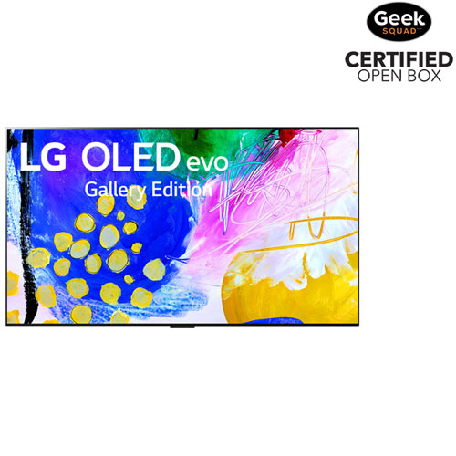 Open Box - LG 77" G2 4K UHD HDR OLED webOS Evo Gallery Smart TV (OLED77G2PUA) - 2022 - Satin Silver