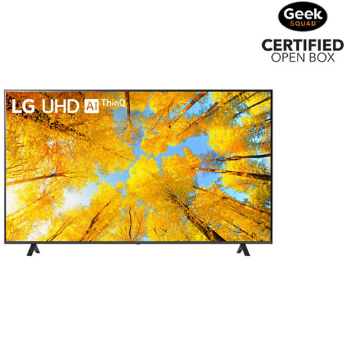 Boîte ouverte - Téléviseur intelligent webOS HDR DEL UHD 4K de 50 po de LG - 2022 - Fer gris foncé