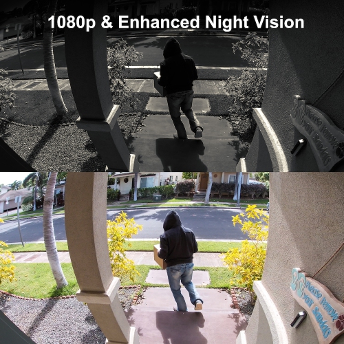 Rexing SDB1 Smart Wireless Video Doorbell Camera 1080p Recording with WiFi