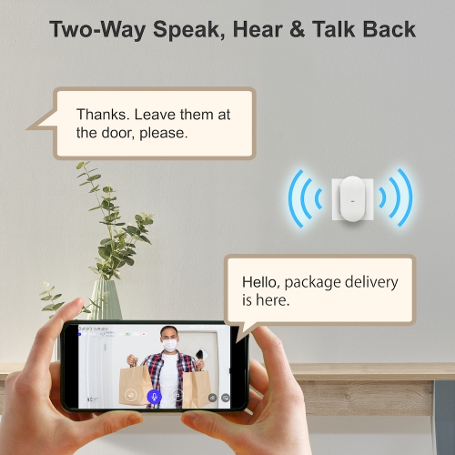 Rexing SDB1 Smart Wireless Video Doorbell Camera 1080p Recording with WiFi