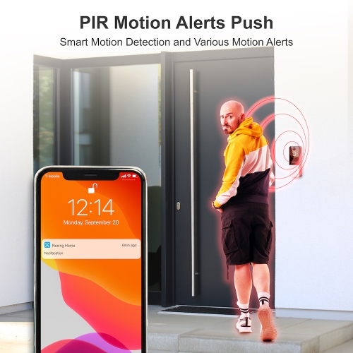 Rexing SDB1 Smart Wireless Video Doorbell Camera 1080p Recording with WiFi