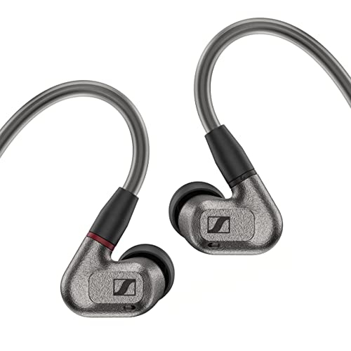 Écouteurs bouton IE 600 Audiophile de Sennheiser - transducteurs TrueResponse, technologie de chambre à double résonance, câble amovible avec