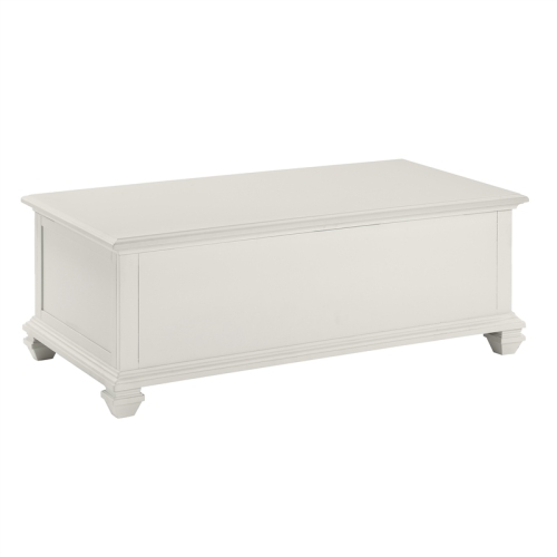 Charlestown Modern Farmhouse Soft White Lift-top Wood Coffee Table
