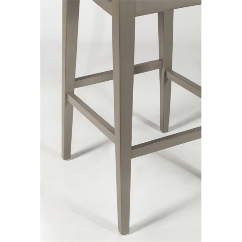 Bowery Hill Non-Swivel Counter Stool in Natural Distressed Gray