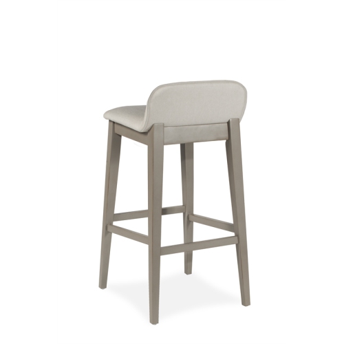 Bowery Hill Non-Swivel Counter Stool in Natural Distressed Gray