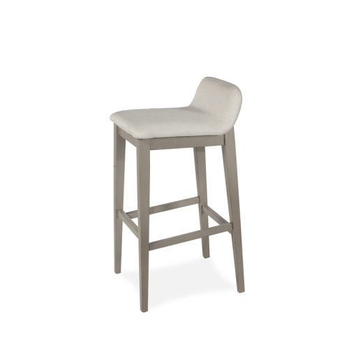Bowery Hill Non-Swivel Counter Stool in Natural Distressed Gray