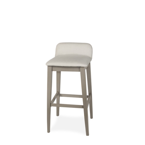 Bowery Hill Non-Swivel Counter Stool in Natural Distressed Gray