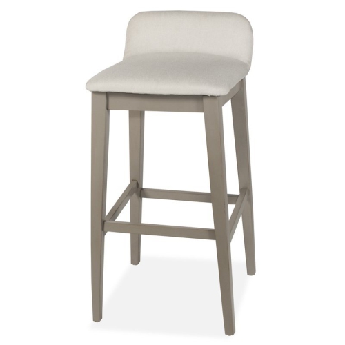 Bowery Hill Non-Swivel Counter Stool in Natural Distressed Gray