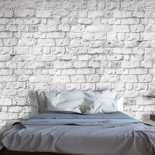 Wall mural - White brick | Best Buy Canada