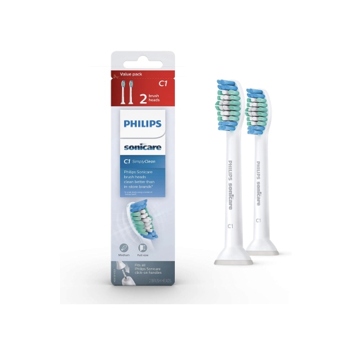 Philips Sonicare | C1 Simple Clean - Replacement Brush Head - 3 Pack – White