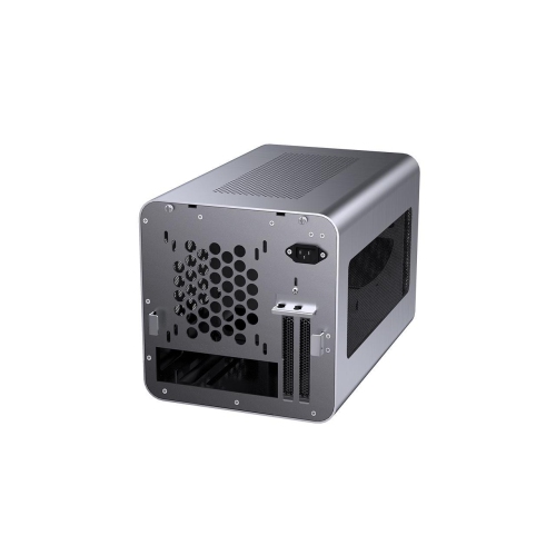 H.E. V8 Mini Gaming Computer Case Desktop PC Case Support 240mm Liquid cooler Support ITX/DTX Motherboard USB 3.0 *1 -Gray