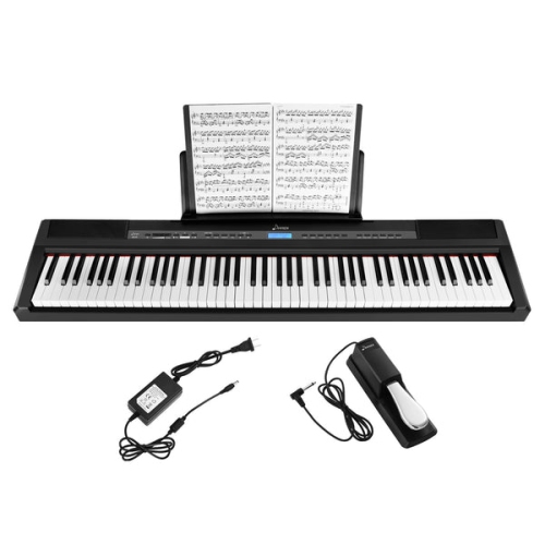 Donner DEP-20 Portable 88 Key Weighted Digital Piano with Sustain Pedal for Beginner