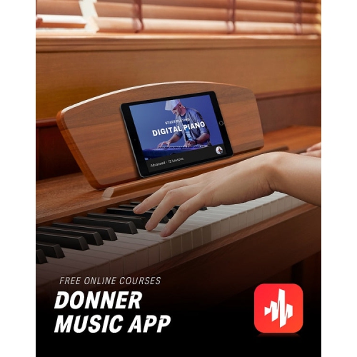 Donner DDP-80 88 Key Wooden Style Weighted Keyboard Digital Piano