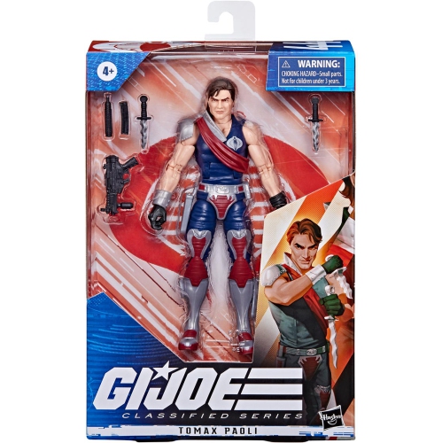 GIJOE  G.i. Joe Classified 6 Inch Action Figure Wave 10 - Tomax Paoli Great 80's flashback