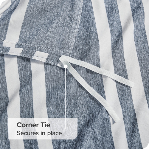 Bare Home Duvet Cover and Sham Set - Premium 1800 Ultra-Soft Brushed Microfiber - Hypoallergenic, Easy Care, Wrinkle Resistant - Stripe - Heather