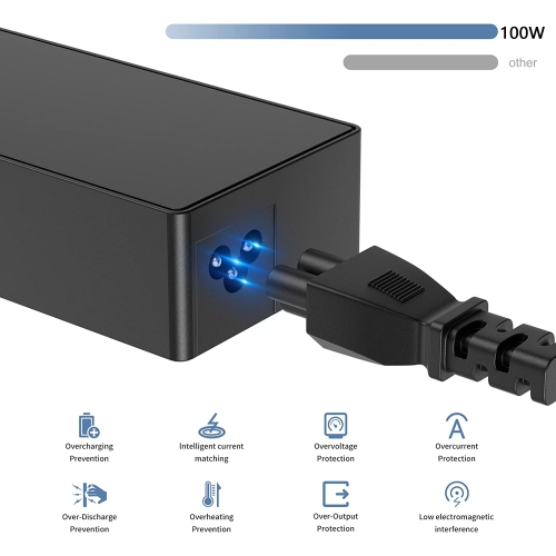 Laptop AC Adapter Charger 100W USB C Type-C for HP DELL LENOVO SAMSUNG ASUS MSI ACER SONY LG TOSHIBA worldwide use power supply